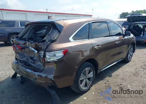 2019 Acura Mdx Standard from USA, damaged, VIN 5J8YD4H32KL028592
